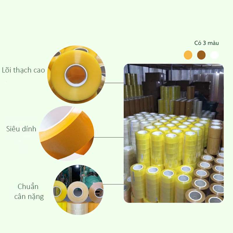 Băng dính 0.5kg XN017 cây 6 cuộn